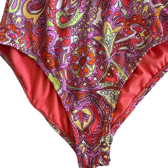 Jessica Simpson Summer Dreaming One Piece Swimming Suit Medium New - Picture 3 of 6